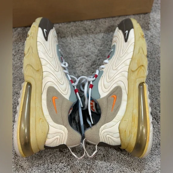 Nike Air Max 270 React ENG “cactus trails”- Travis Scott collaboration Worn once